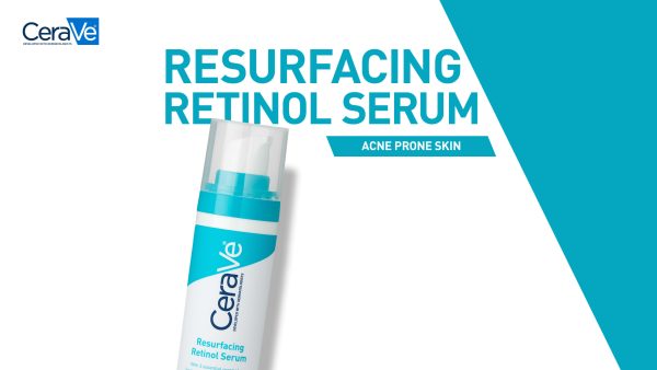 Cerave Resurfacing Retinol Serum For Post Acne Marks, Formulated With Licorice Root Extract & Niacinamide, Brightening Serum & Pore Minimizer For Face, Post Acne Skin Barrier Repair, Non-comedogenic – 30ml